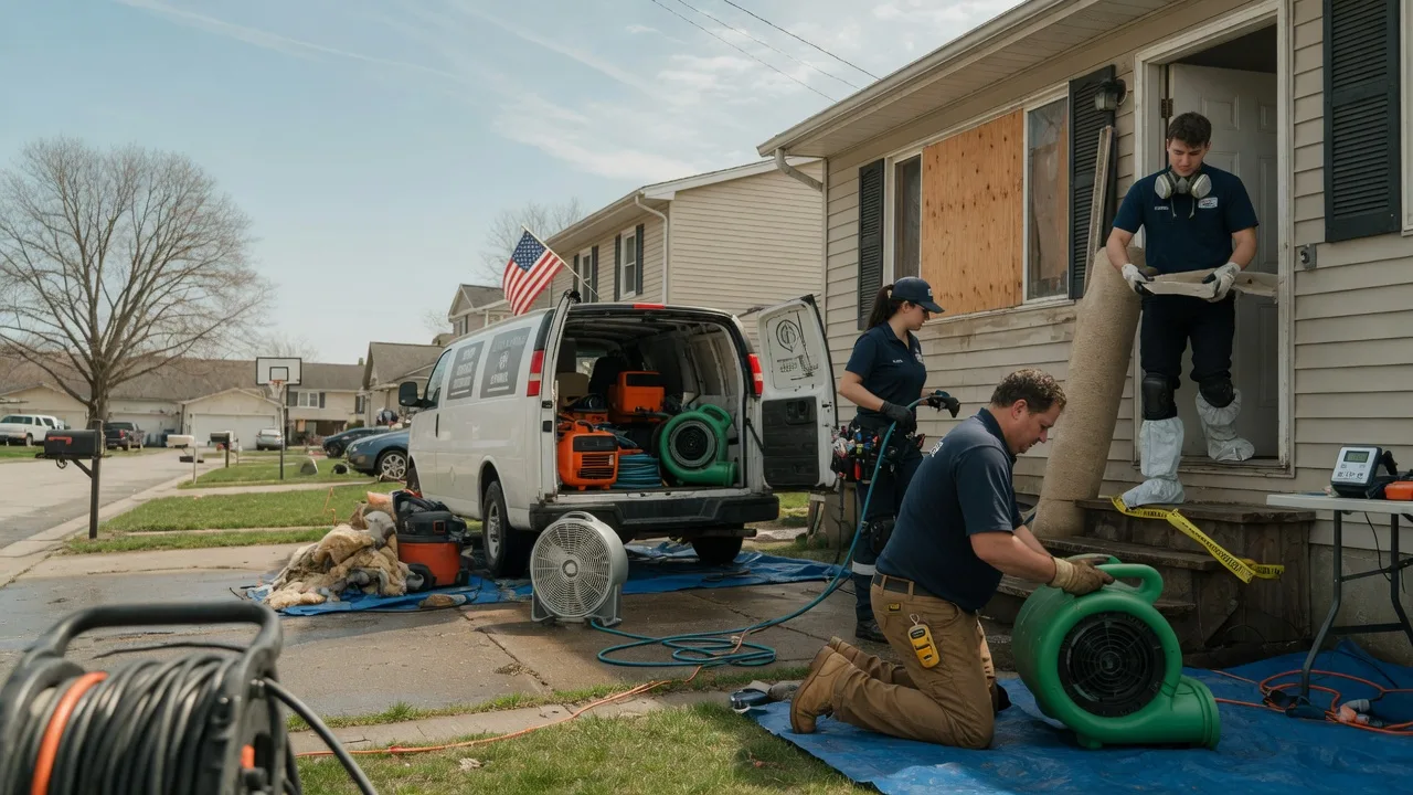 Water Damage Restoration in Bend, TX near me